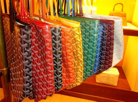 goyard fabric print|most popular goyard bag colors.